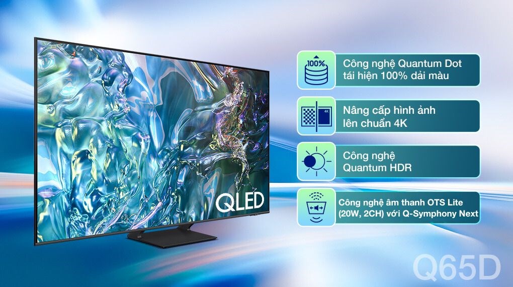 Smart Tivi Samsung QLED 4K 55 inch QA55Q65D Chính Hãng Giá Rẻ